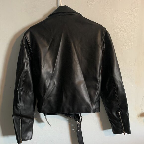 Emma Pleather Rider Jacket - NWT - Picture 3 of 5
